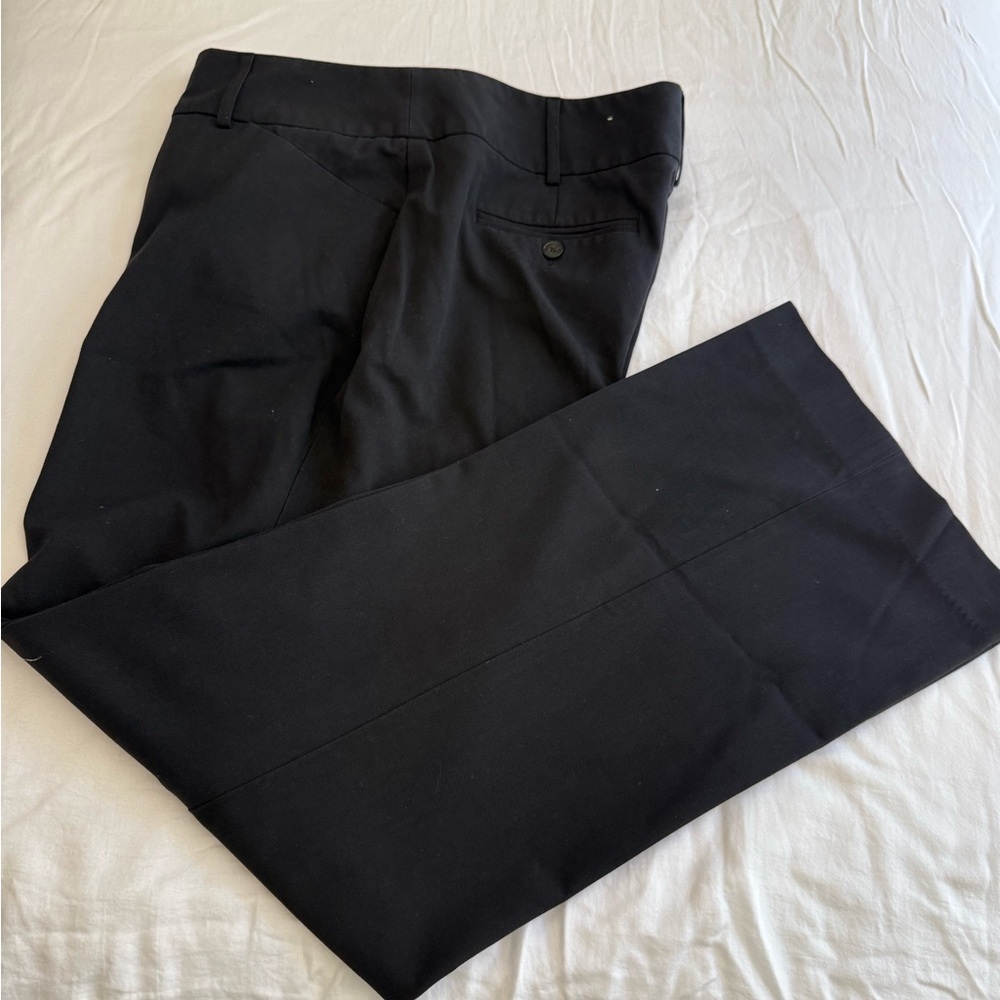 Charter Club black wide leg women dress pant/ Trousers
